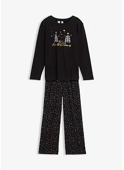 Pyjama doux à imprimé brillant, bonprix