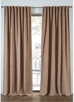 Thermo-Vorhang mit Polar Fleece Rückseite (1er Pack), bonprix