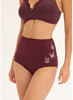 Highwaist Slip mit Bio-Baumwolle (3er Pack), bonprix