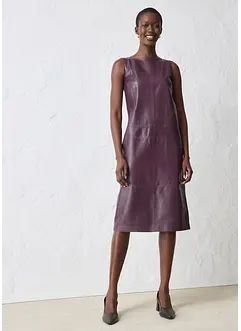 Lederkleid aus Lammnappa, bonprix