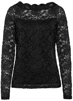 Spitzen-Langarmshirt, bonprix