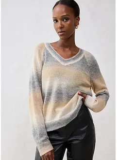 Pullover mit Wolle und Lurex, bonprix