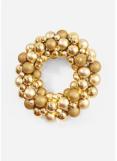 Couronne LED avec boules de Noël, bonprix