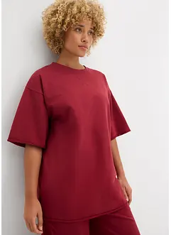 T-shirt long en molleton 100% coton, bonprix