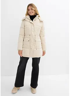 Doudoune mi-longue avec taille resserrable, bonprix