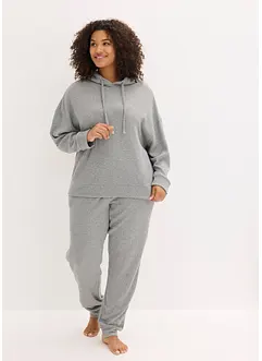 Weit geschnittener Loungewear Hausanzug aus weicher Rippe, bonprix
