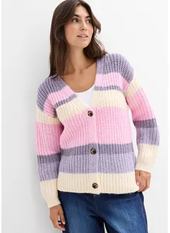 Gilet en grosse maille à dégradé de couleurs, bonprix