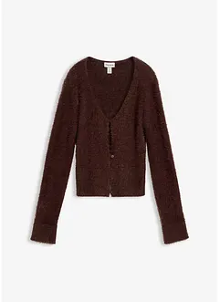 Gilet en fine maille poilue, bonprix