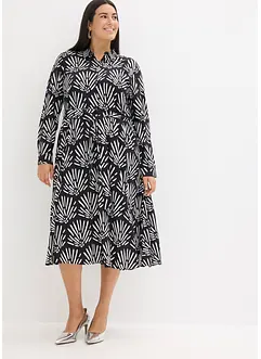 Midikleid aus fließender Viskose, bonprix