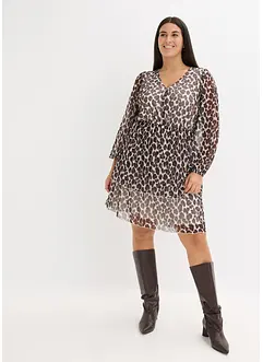 Robe-tunique en mesh doux, bonprix