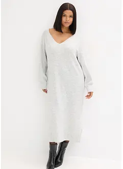 Robe midi oversize en maille, bonprix