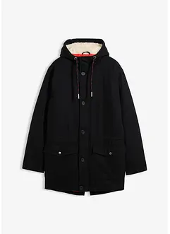 Winter-Parka mit Teddy-Kapuze, bonprix