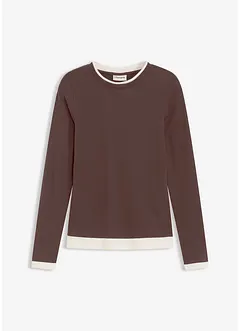 Langarmshirt aus Baumwollmix, bonprix