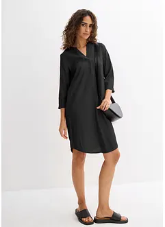 Tunika-Kleid aus Viskose-Mix mit Struktur Effekt, bonprix