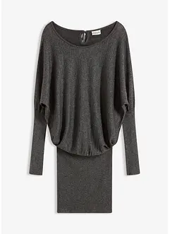 Robe fluide en maille de viscose mélangée, bonprix