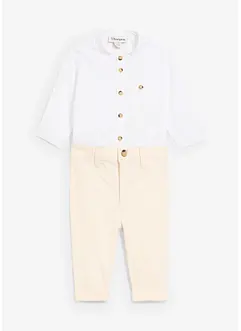 Body-Hemd und Chinohose aus reiner Baumwolle (2-tlg.Set), bonprix