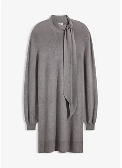 Strickkleid mit Schleife aus softem Viskose-Mix, bonprix