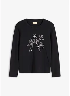 Langarmshirt aus reiner Bio-Baumwolle, bonprix