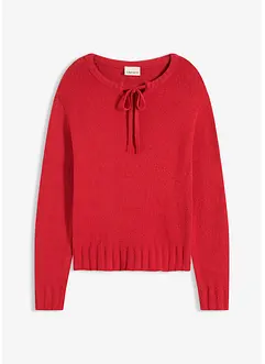 Grobstrick-Pullover mit Bindelösung, bonprix