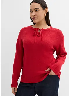 Pull en grosse maille avec lien à nouer, bonprix