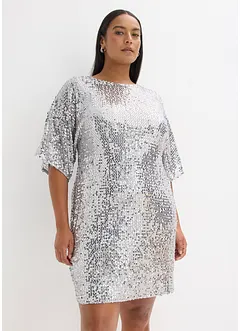 Paillettenkleid mit Schleifendetail, bonprix