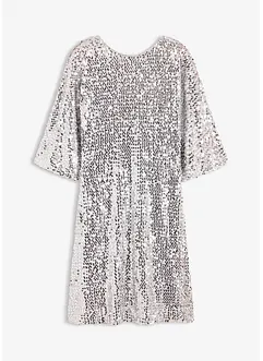Robe à sequins et détail nœud, bonprix
