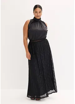 Maxikleid mit Spitzen-Rock, bonprix