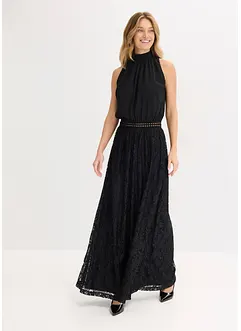 Robe longue avec jupe en dentelle, bonprix