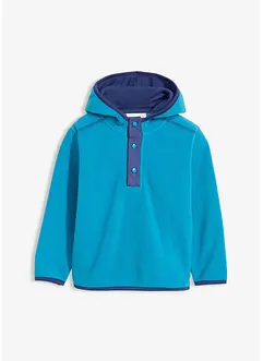 Fleecepullover mit Kapuze, bonprix