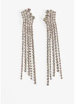 Boucles d’oreilles avec strass en cristal de verre, bonprix