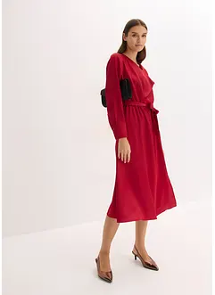 Robe midi en satin brillant, bonprix
