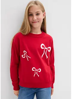 Pull en fine maille avec détail nœud, bonprix