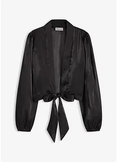 Bolero aus feinem Tüll mit Binde-Detail, bonprix