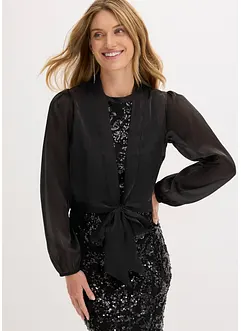 Boléro en tulle fin avec un détail à nouer, bonprix