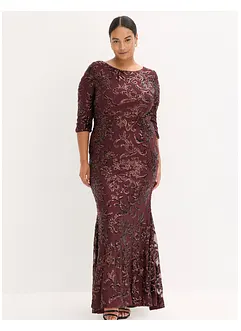Paillettenkleid mit Rückenausschnitt, bonprix
