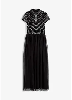 Robe longue avec haut brodé de perles, bonprix