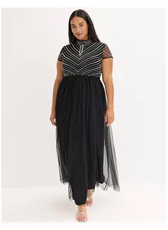 Maxikleid mit Perlenstickerei, bonprix