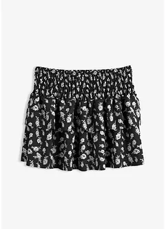 Stufenrock aus strukturiertem Crinkle, bonprix