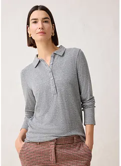 Poloshirt mit Woll-Anteil, bonprix