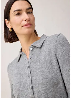 Poloshirt mit Woll-Anteil, bonprix