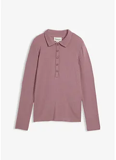 Poloshirt mit Woll-Anteil, bonprix