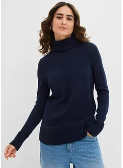 Pull col roulé basique, bonprix