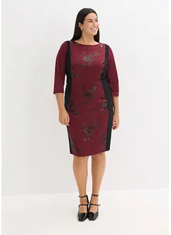 Robe fourreau avec sequins brodés, bonprix