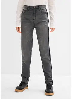 Jean thermique taille mi-haute, doublure jersey, bonprix