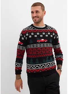 Pull de Noël en fine maille, bonprix