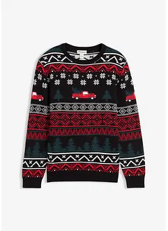Pull de Noël en fine maille, bonprix