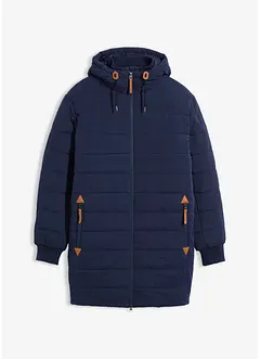 Parka matelassée et rembourrée à capuche et détails enduits, bonprix