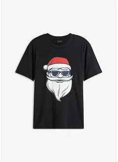 T-Shirt mit Weihnachtsmotiv aus reiner Bio-Baumwolle, bonprix