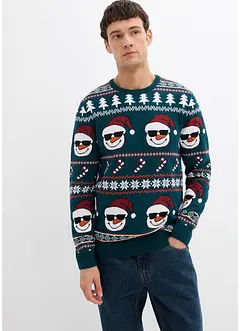 Norweger-Pullover mit recycelter Baumwolle, bonprix