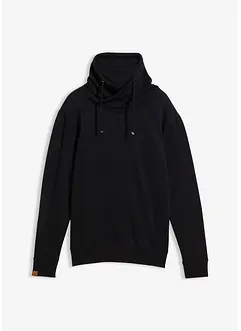 Schalkragen-Sweatshirt aus reiner Bio-Baumwolle, bonprix
